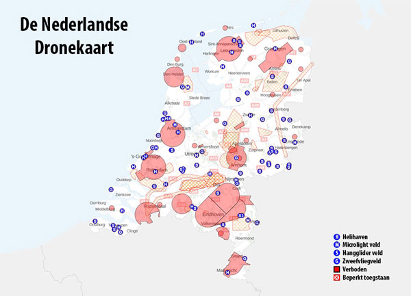 Nederlandse wetgeving blokkeert disruptieve werking van drones